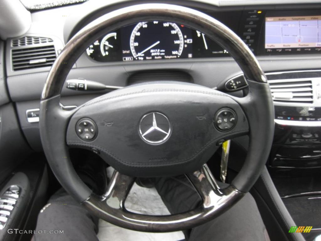 2008 CL 550 - Flint Grey Metallic / Black photo #16