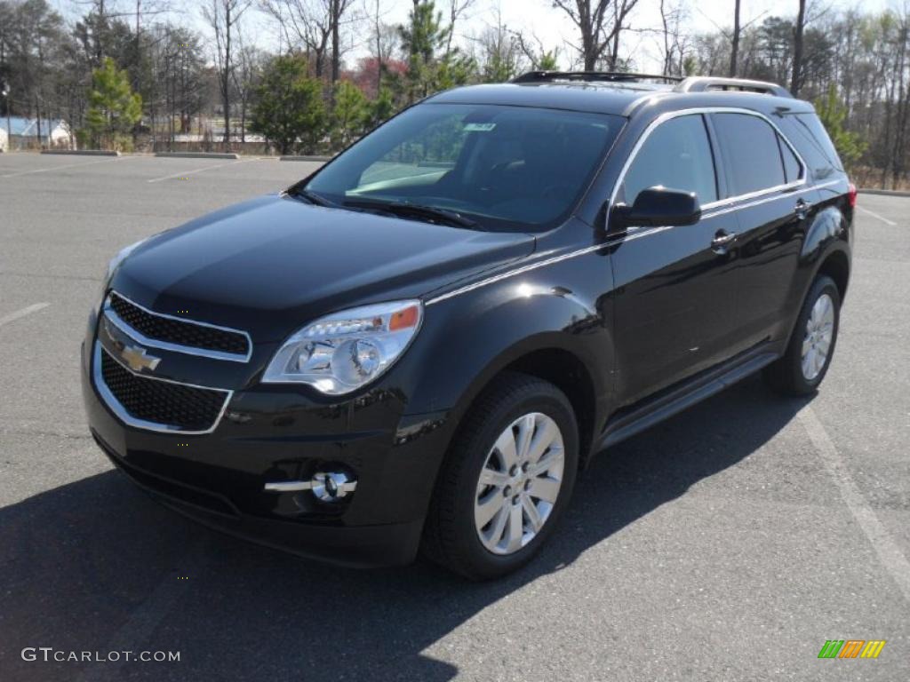 2011 Equinox LT - Black Granite Metallic / Jet Black photo #1