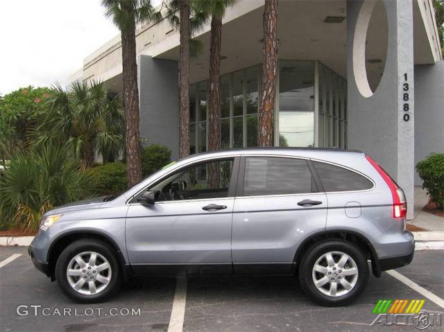 2008 CR-V EX 4WD - Glacier Blue Metallic / Gray photo #37