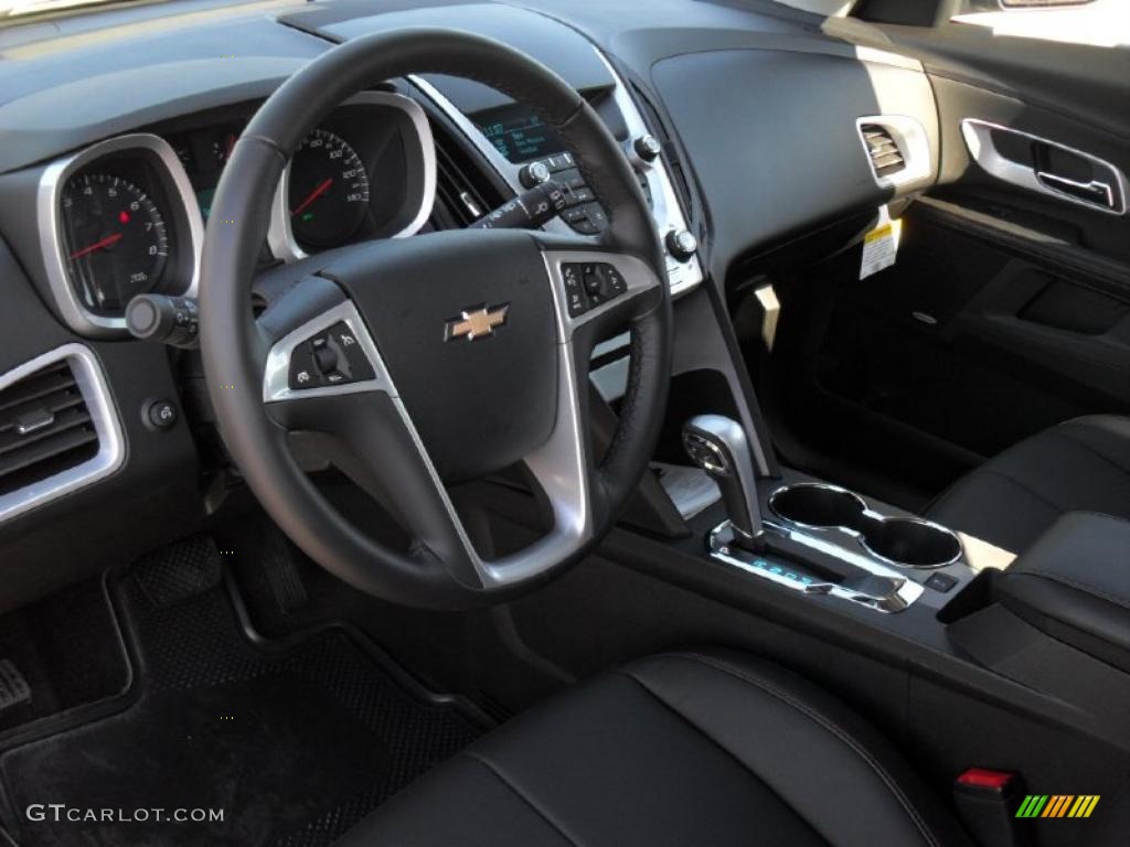 Jet Black Interior 2011 Chevrolet Equinox LT Photo #46965177