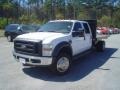 Oxford White 2008 Ford F450 Super Duty XL Crew Cab Chassis