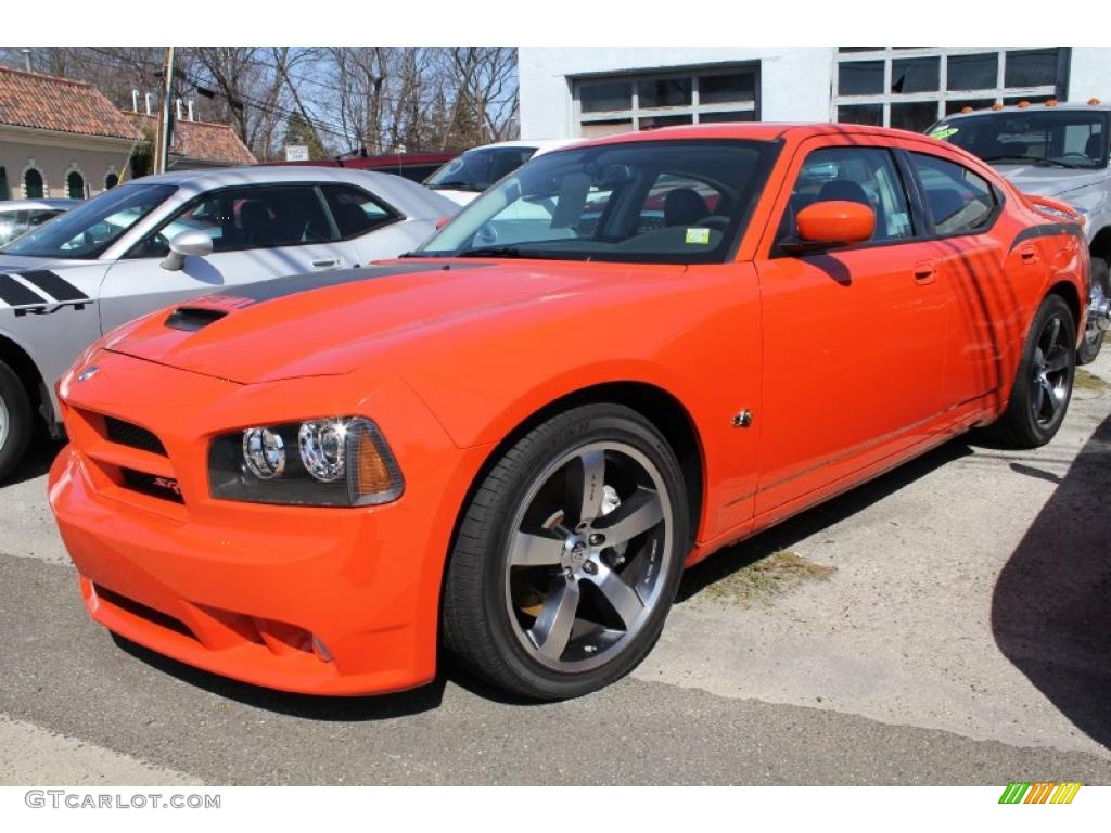 HEMI Orange Pearl 2009 Dodge Charger SRT-8 Super Bee Exterior Photo #46965957