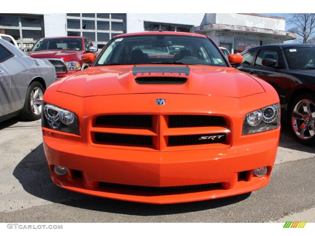 HEMI Orange Pearl 2009 Dodge Charger SRT-8 Super Bee Exterior Photo #46965960