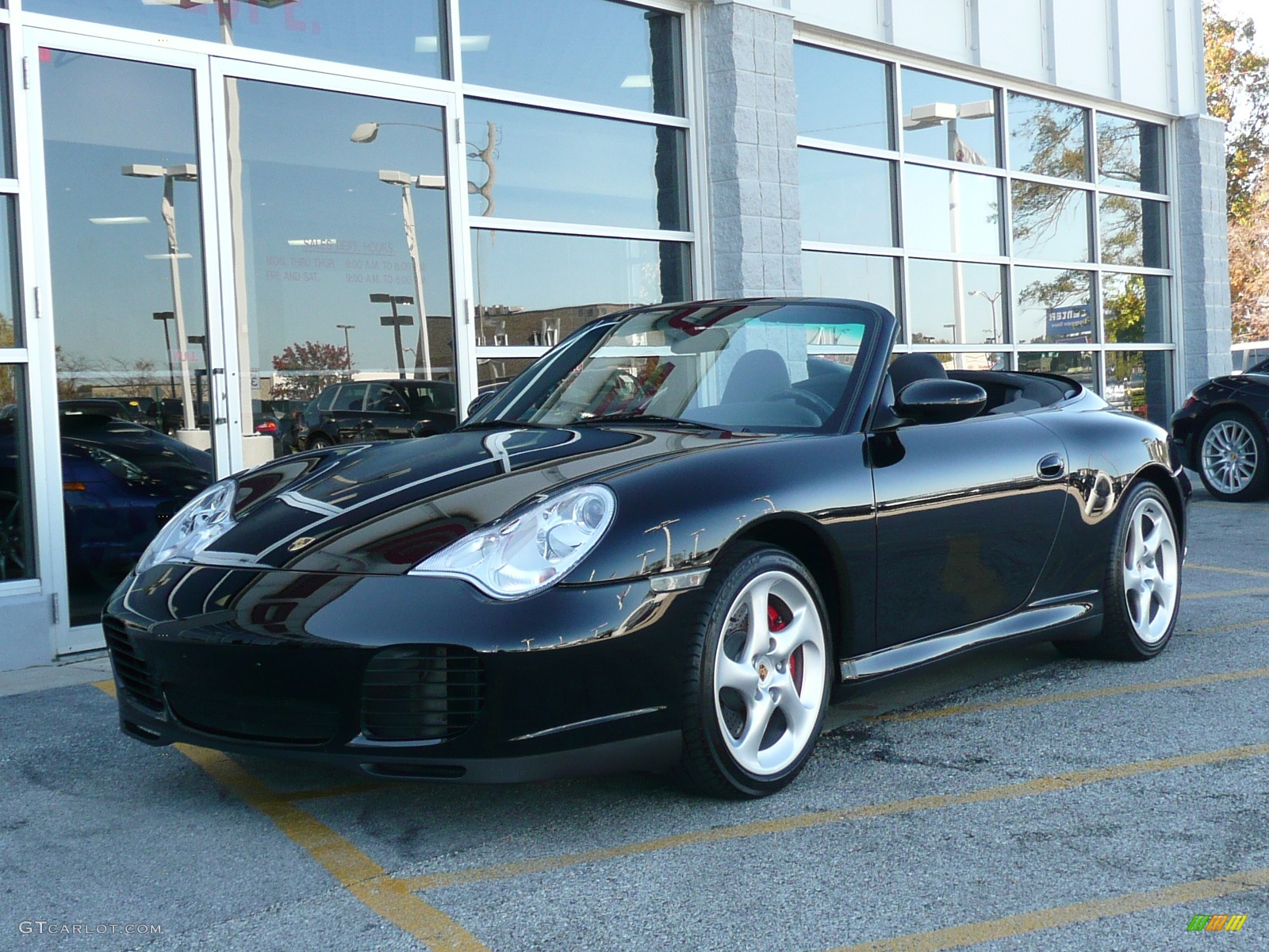 2004 911 Carrera 4S Cabriolet - Black / Black photo #1