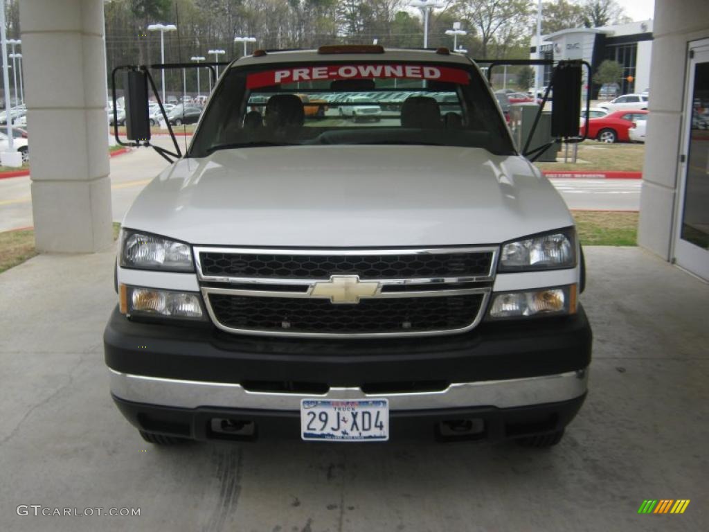 2007 Silverado 3500HD Classic Regular Cab Chassis - Summit White / Dark Charcoal photo #7
