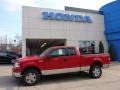 2004 Bright Red Ford F150 XLT SuperCab 4x4  photo #1