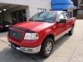 2004 Bright Red Ford F150 XLT SuperCab 4x4  photo #11