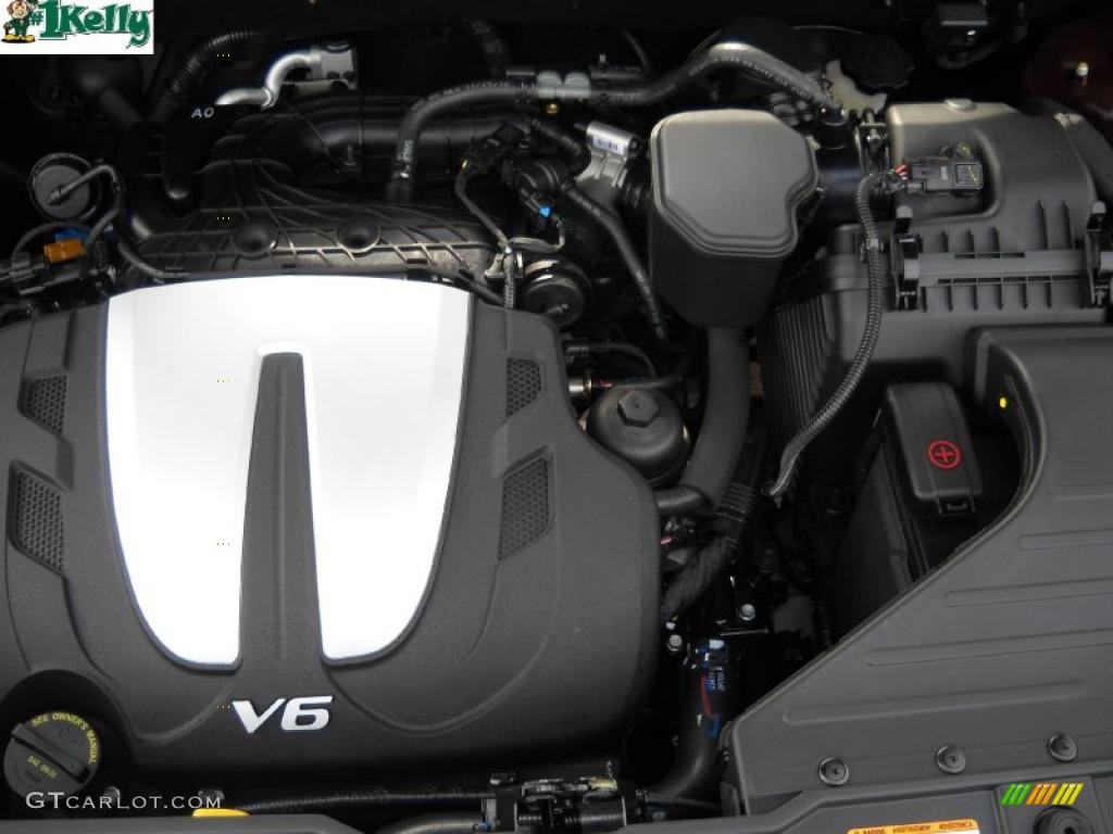 2011 Sorento LX V6 AWD - Dark Cherry / Black photo #15