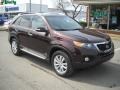 2011 Dark Cherry Kia Sorento LX  photo #1