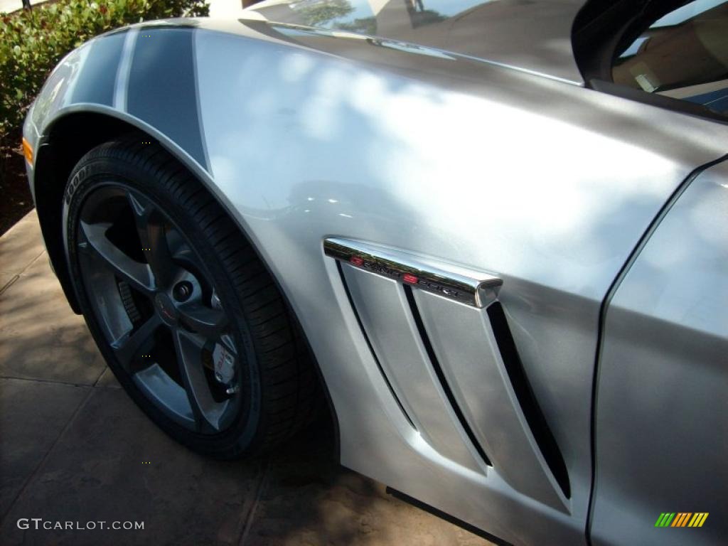 2011 Corvette Grand Sport Convertible - Blade Silver Metallic / Titanium Gray photo #5