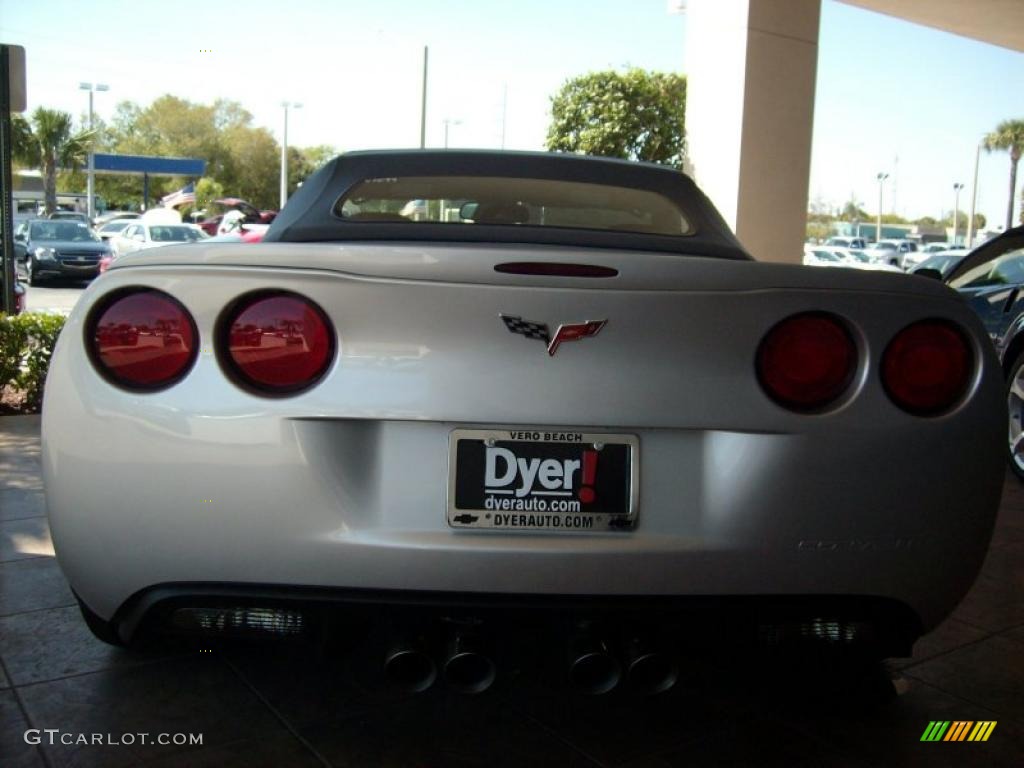 2011 Corvette Grand Sport Convertible - Blade Silver Metallic / Titanium Gray photo #6
