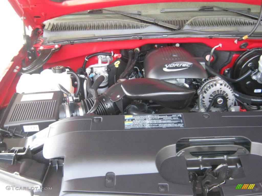 2007 Silverado 1500 Classic LS Extended Cab - Victory Red / Dark Charcoal photo #20