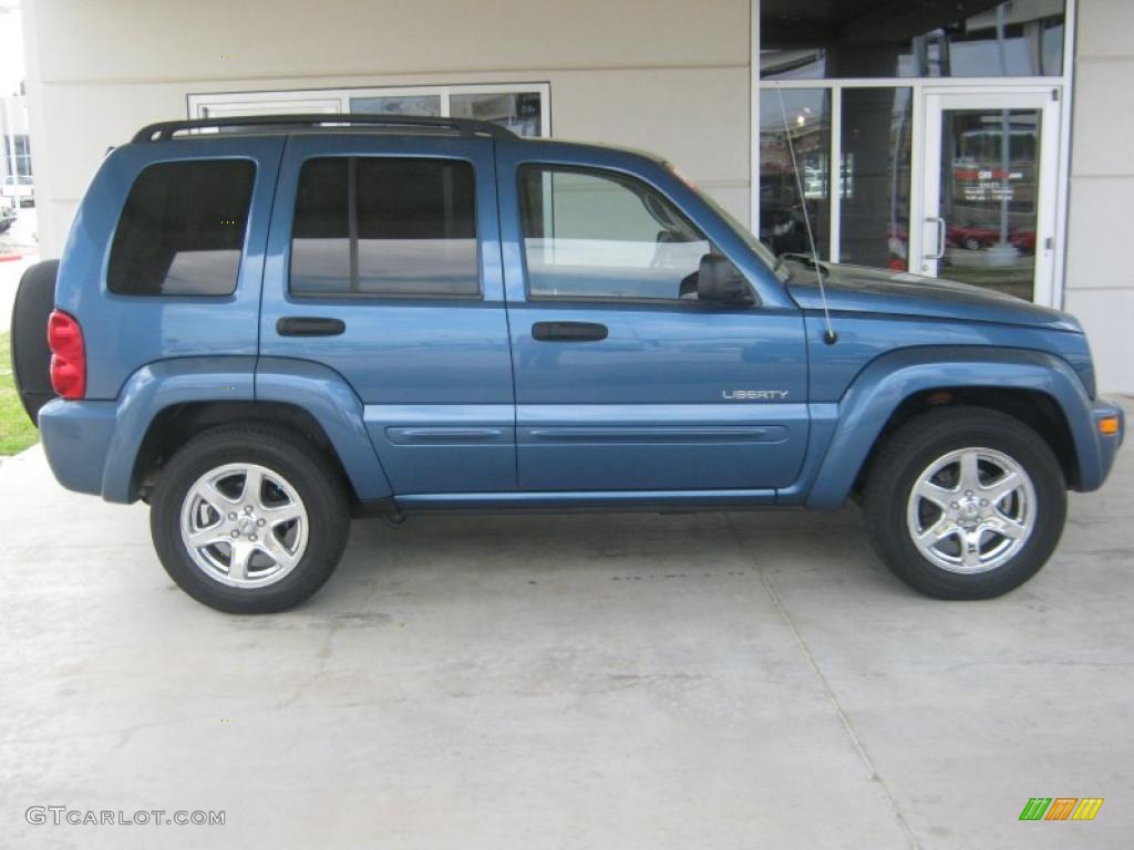 Atlantic Blue Pearl 2004 Jeep Liberty Limited 4x4 Exterior Photo #46968870