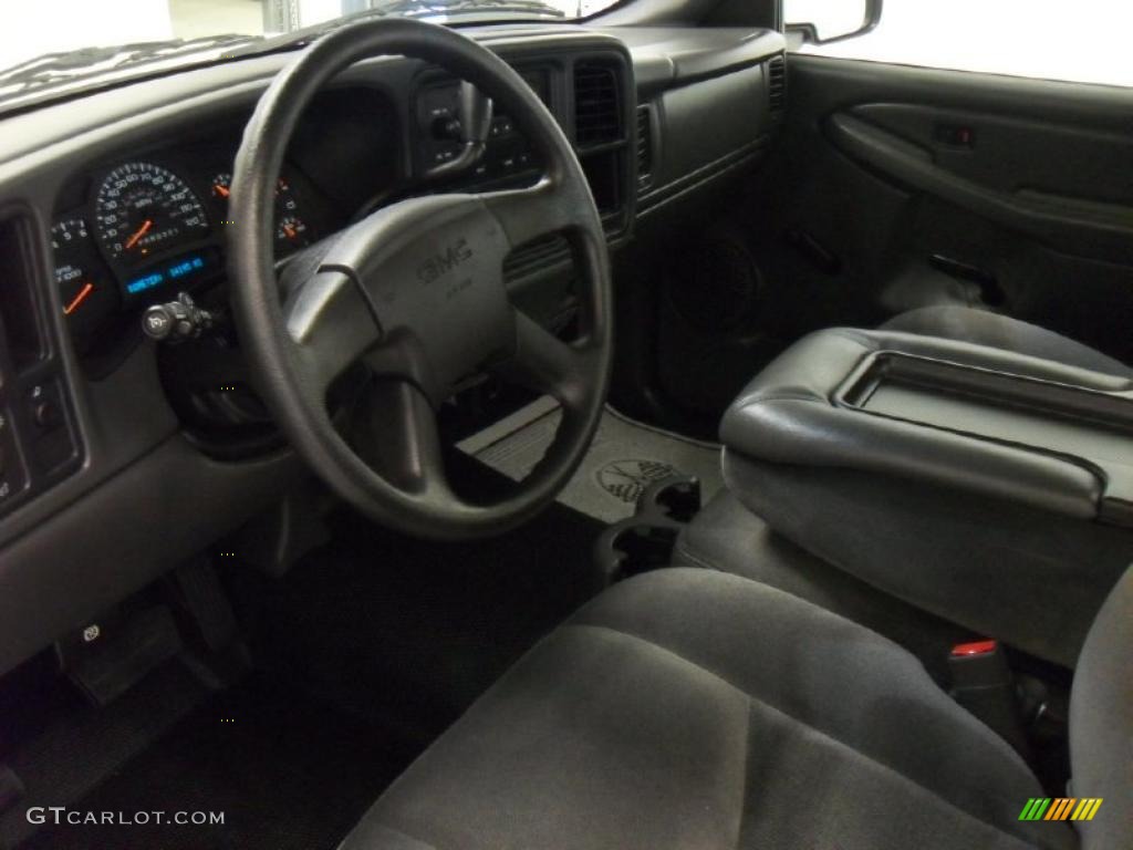 Dark Titanium Interior 2007 GMC Sierra 1500 Classic SL Regular Cab Photo #46969248