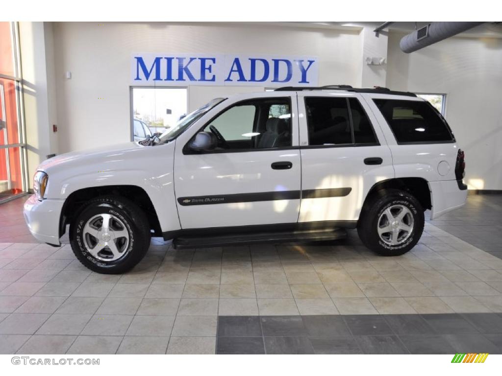 2004 TrailBlazer LS - Summit White / Dark Pewter photo #1