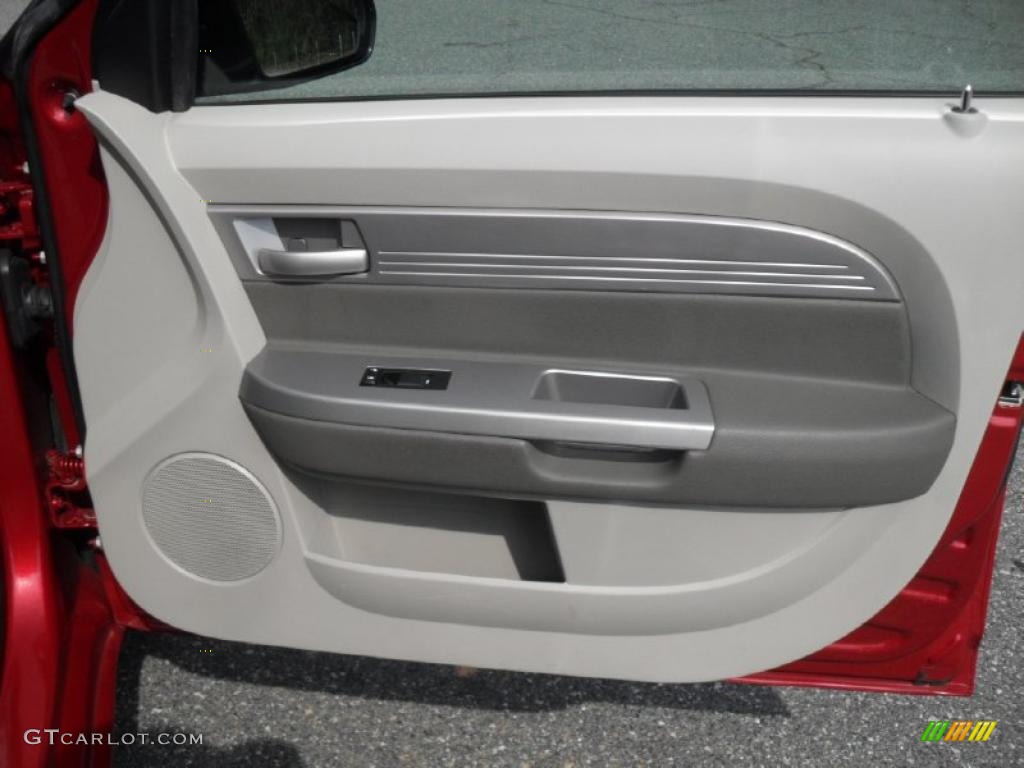 2008 Chrysler Sebring LX Sedan Dark Slate Gray/Light Slate Gray Door Panel Photo #46970748