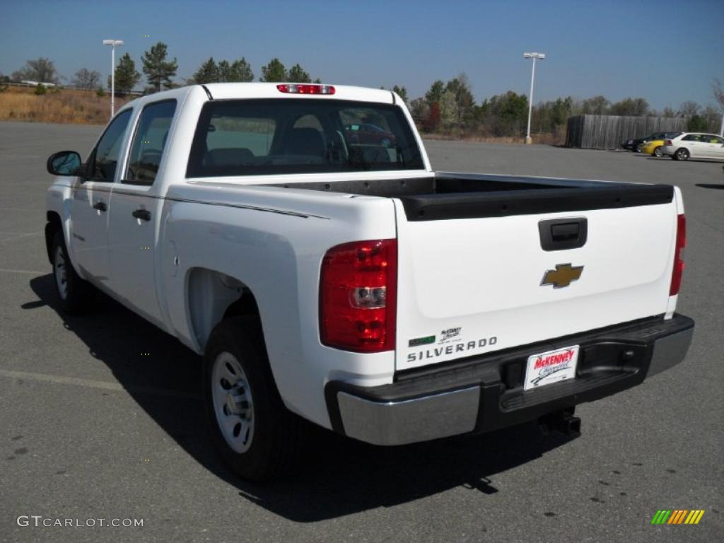 2011 Silverado 1500 Crew Cab - Summit White / Dark Titanium photo #2