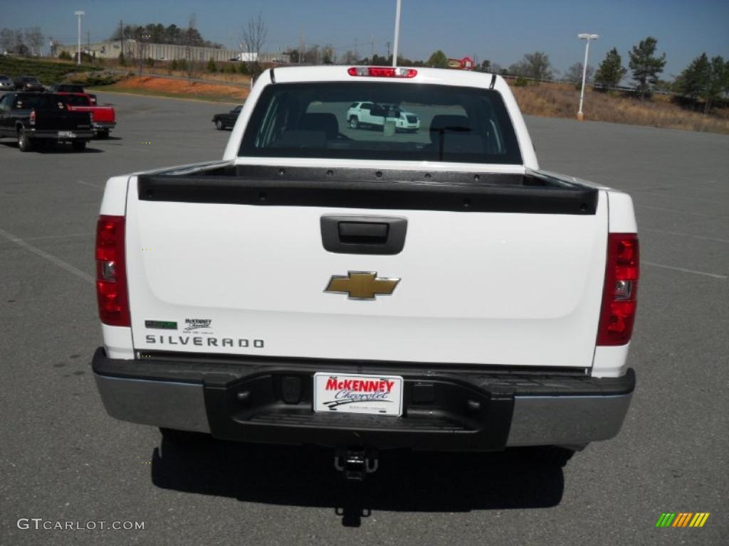 2011 Silverado 1500 Crew Cab - Summit White / Dark Titanium photo #4