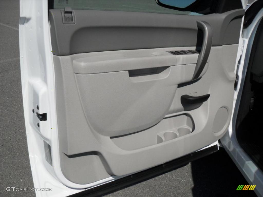 2011 Chevrolet Silverado 1500 Crew Cab Dark Titanium Door Panel Photo #46971426