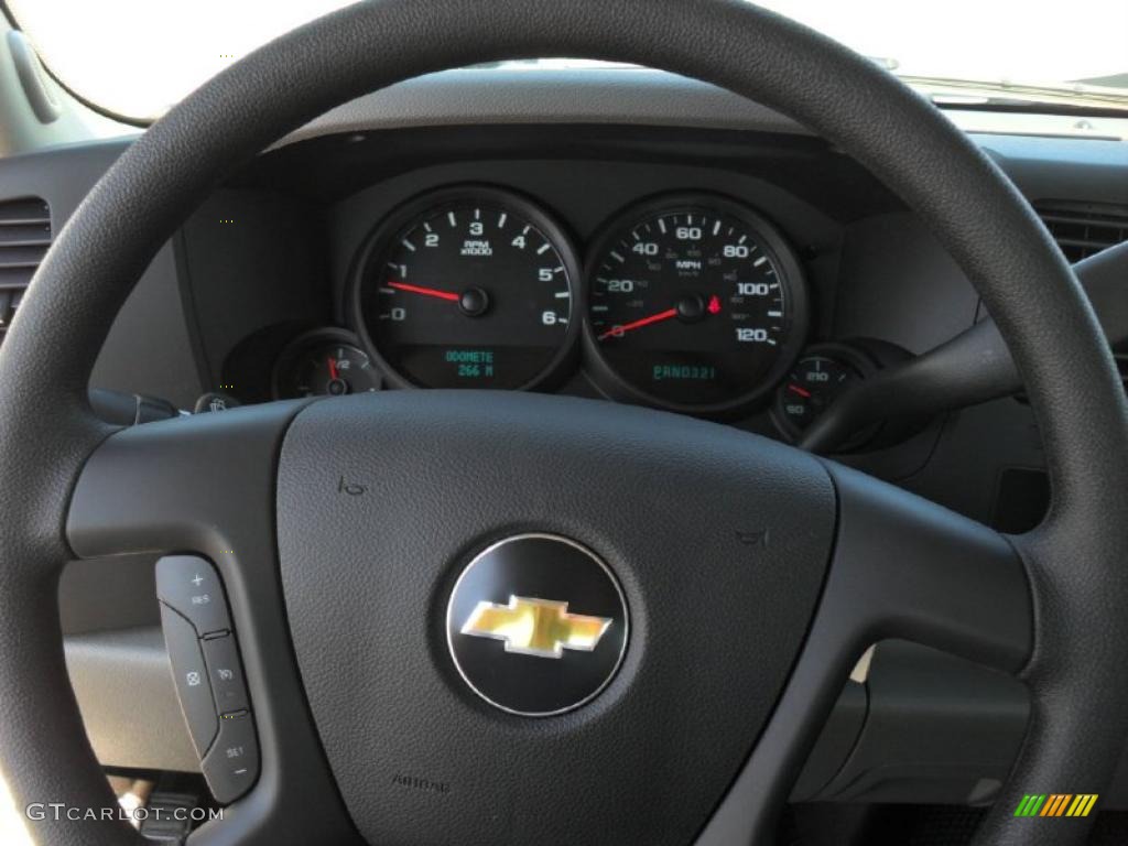 2011 Silverado 1500 Crew Cab - Summit White / Dark Titanium photo #12