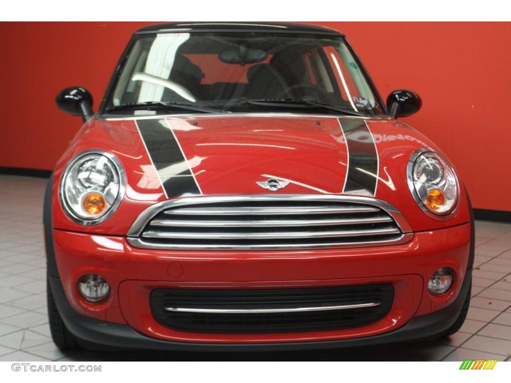 2011 Cooper Hardtop - Chili Red / Carbon Black photo #2