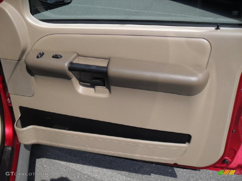 2003 Ford Explorer Sport XLT Medium Parchment Beige Door Panel Photo #46971918