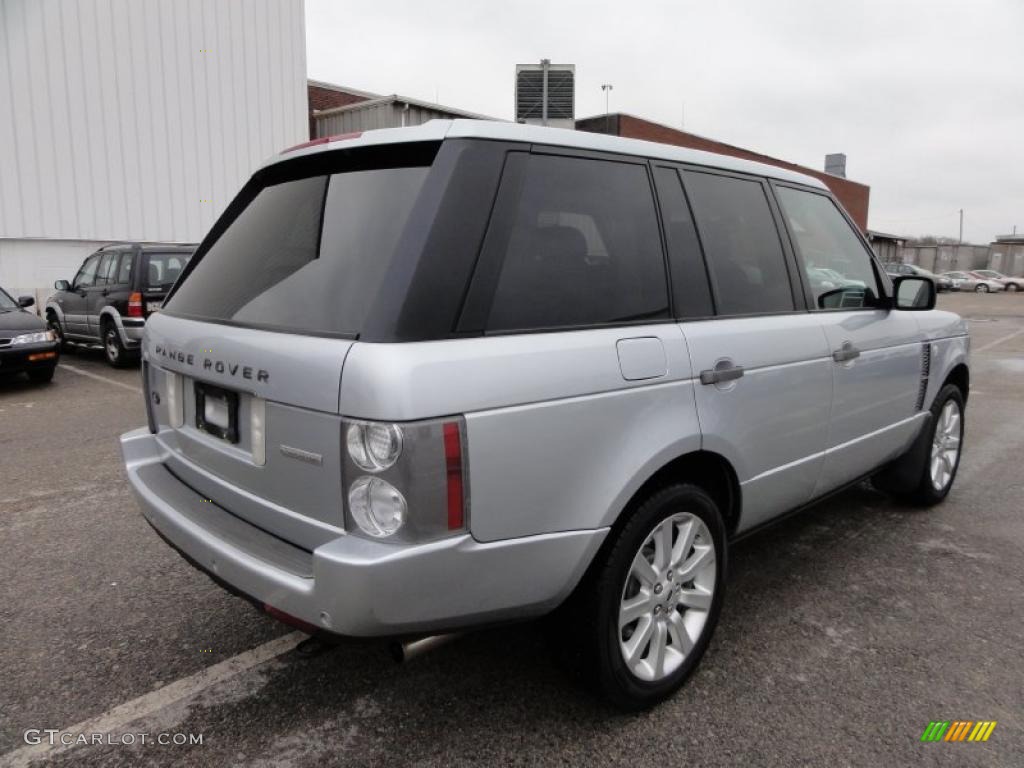 2006 Range Rover Supercharged - Zambezi Silver Metallic / Jet Black/Jet photo #8