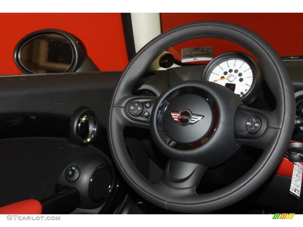 2011 Cooper Hardtop - Chili Red / Carbon Black photo #10