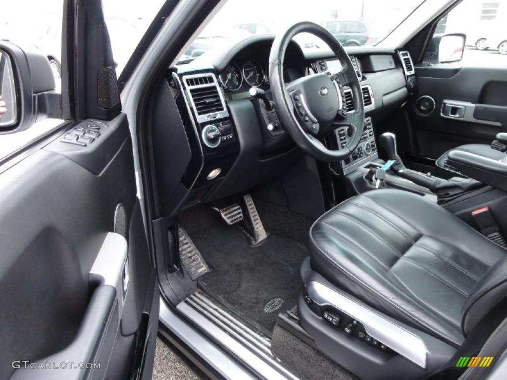 Jet Black/Jet Interior 2006 Land Rover Range Rover Supercharged Photo #46972011