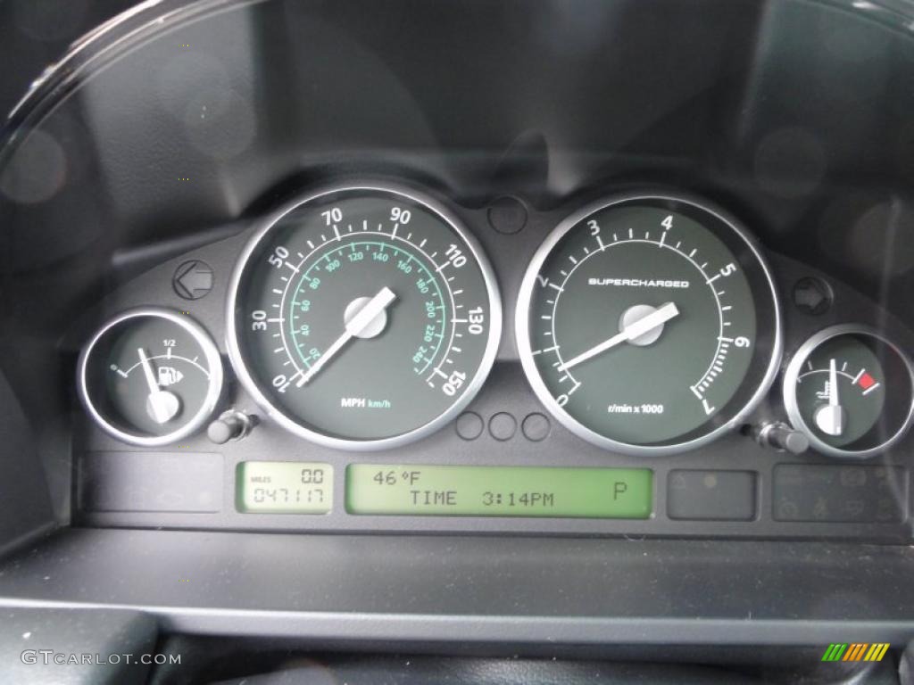 2006 Land Rover Range Rover Supercharged Gauges Photo #46972470