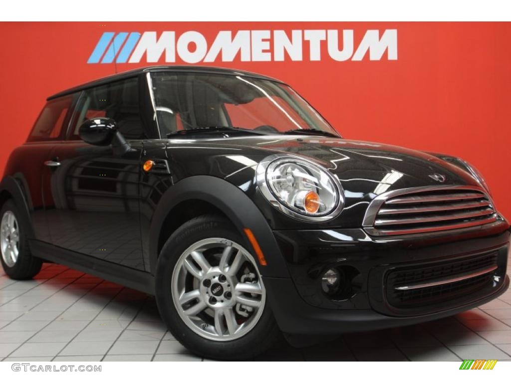 2011 Cooper Hardtop - Midnight Black Metallic / Carbon Black photo #1