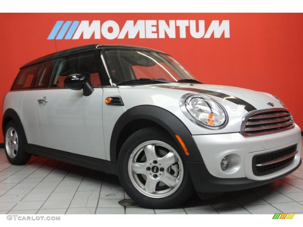 White Silver Metallic Mini Cooper