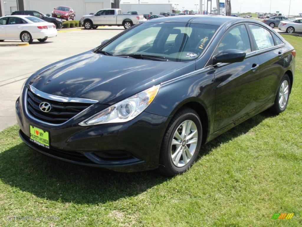 2011 Sonata GLS - Pacific Blue Pearl / Gray photo #7