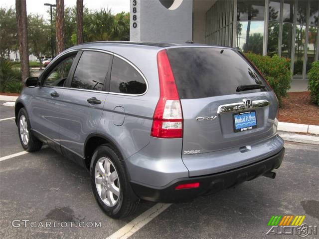 2008 CR-V EX 4WD - Glacier Blue Metallic / Gray photo #54