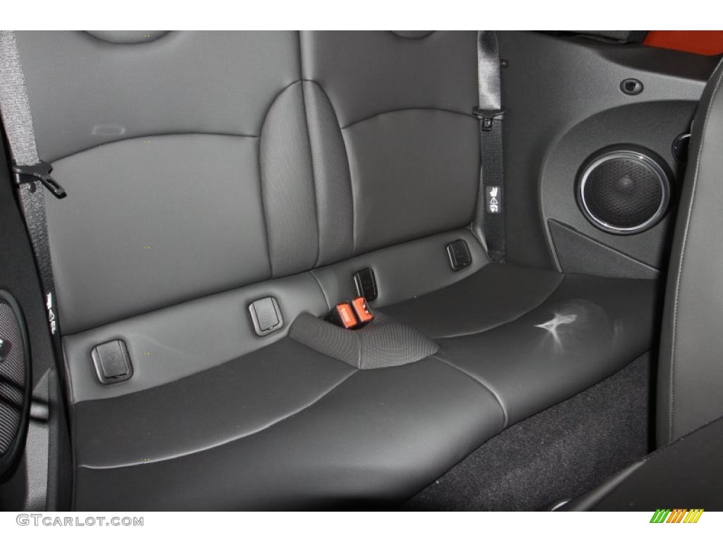Carbon Black Interior 2011 Mini Cooper S Convertible Photo #46973637