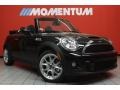 2011 Midnight Black Metallic Mini Cooper S Convertible  photo #1