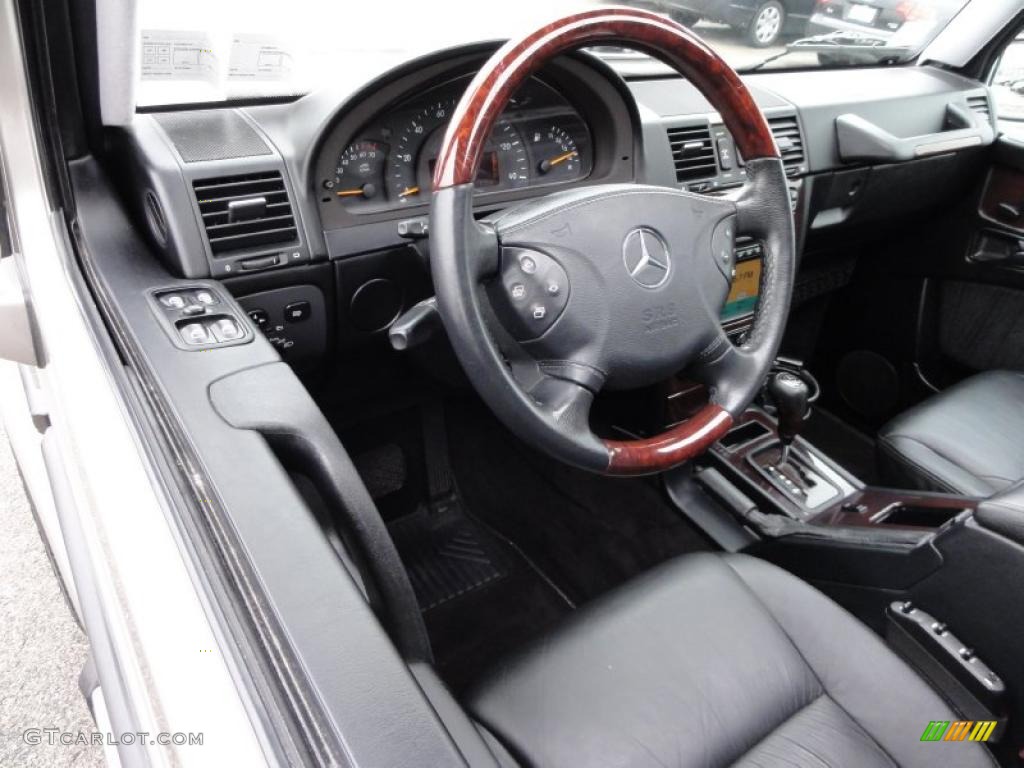 Black Interior 2005 Mercedes-Benz G 500 Photo #46974285