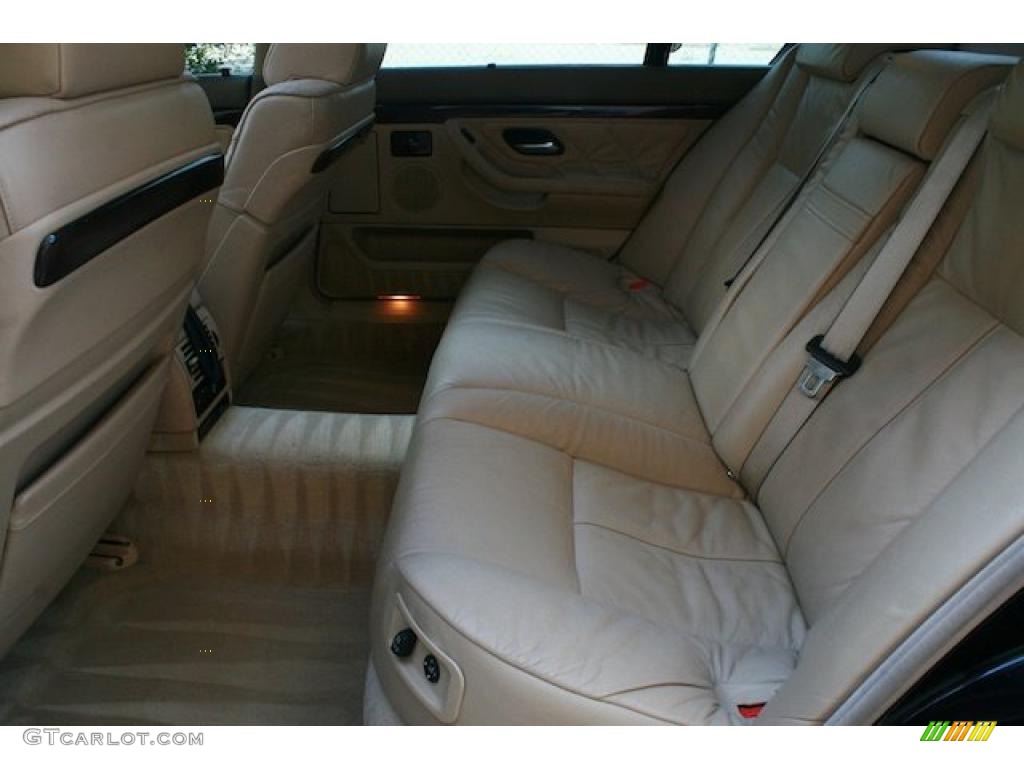 Beige Interior 1995 BMW 7 Series 750iL Sedan Photo #46975464