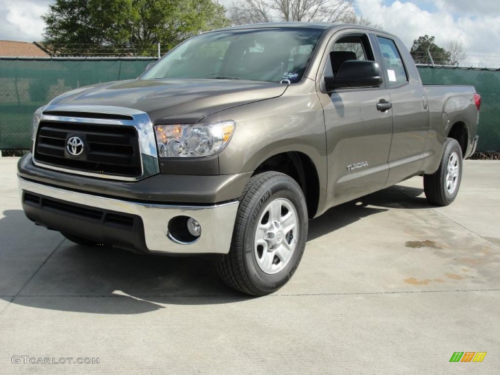 2011 Tundra Double Cab - Pyrite Mica / Graphite Gray photo #7