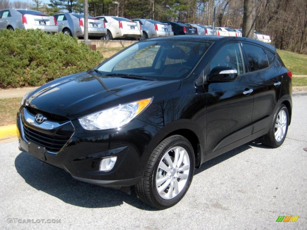Ash Black 2011 Hyundai Tucson Limited Exterior Photo #46976040