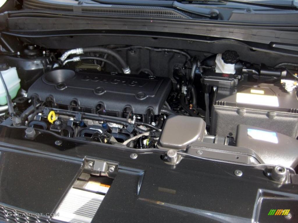 2011 Hyundai Tucson Limited 2.4 Liter DOHC 16-Valve CVVT 4 Cylinder Engine Photo #46976070