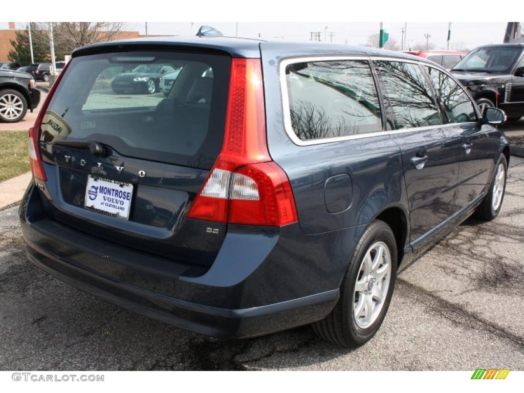 2008 V70 3.2 - Barents Blue Metallic / Anthracite Black photo #7