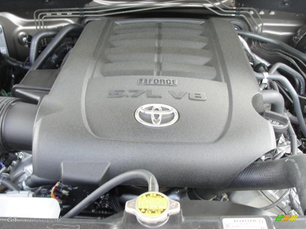 2011 Toyota Tundra Texas Edition CrewMax 5.7 Liter i-Force DOHC 32-Valve Dual VVT-i V8 Engine Photo #46976754