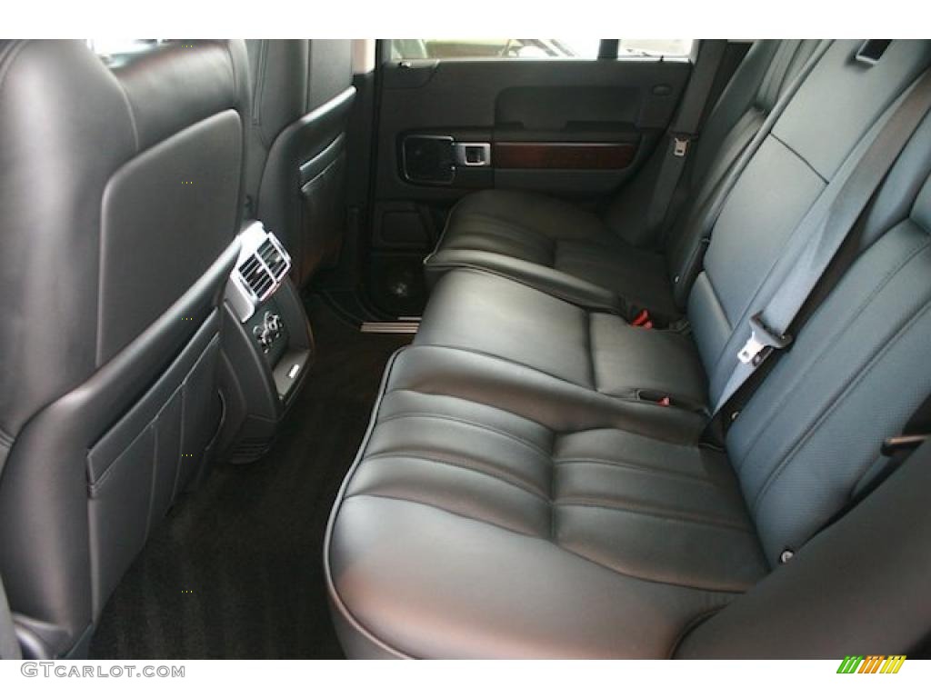 Jet Black Interior 2008 Land Rover Range Rover V8 HSE Photo #46976757