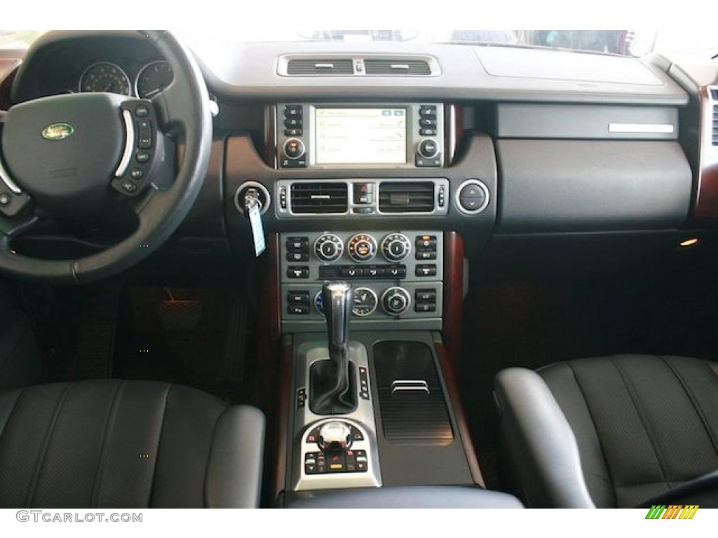 2008 Land Rover Range Rover V8 HSE Jet Black Dashboard Photo #46976772