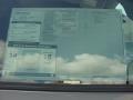 2011 Toyota Tundra Texas Edition CrewMax Window Sticker