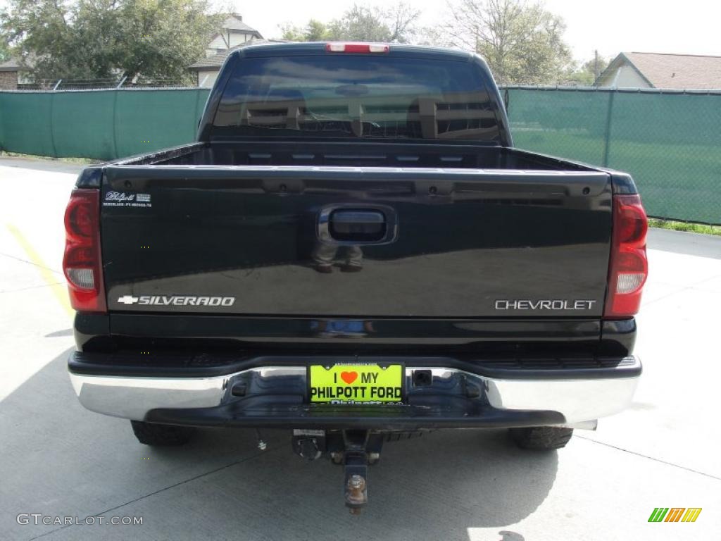 2003 Silverado 1500 Z71 Extended Cab 4x4 - Black / Dark Charcoal photo #4