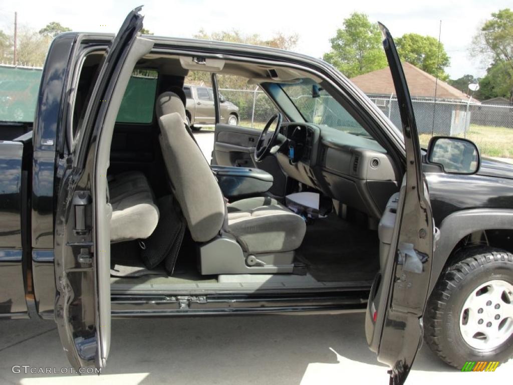 2003 Silverado 1500 Z71 Extended Cab 4x4 - Black / Dark Charcoal photo #24