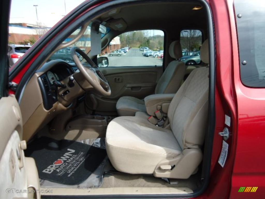 2004 Tacoma Xtracab - Impulse Red Pearl / Oak photo #6