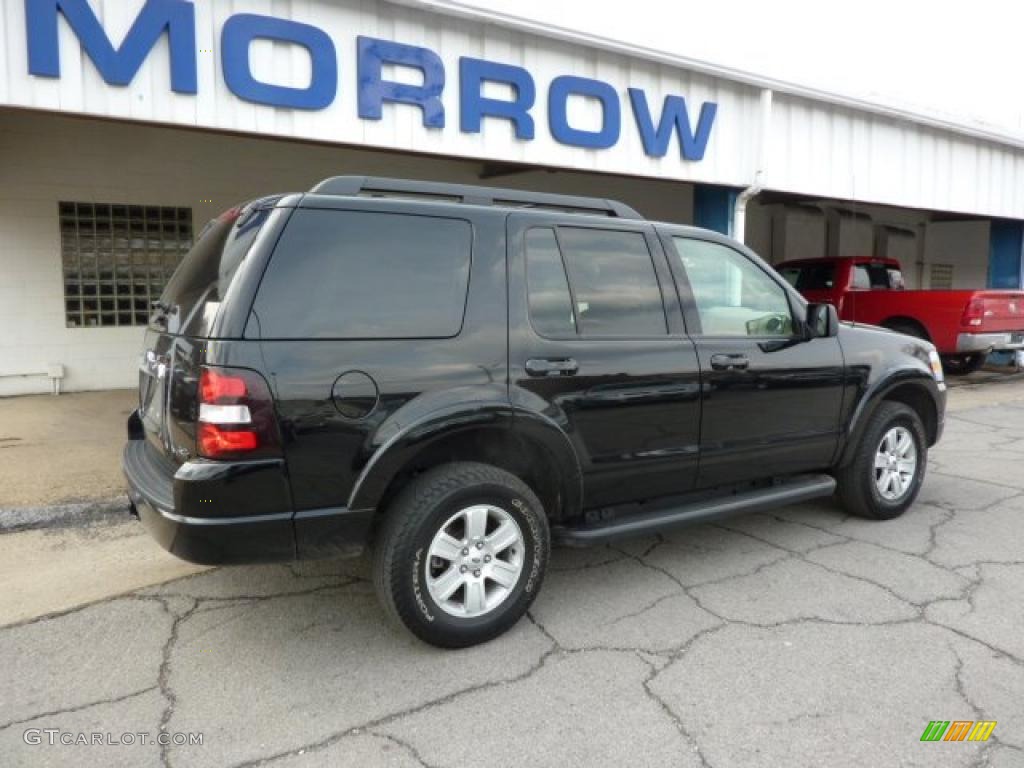 2010 Explorer XLT 4x4 - Black / Camel photo #10